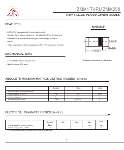 ZMM16 Datasheet PDF Gaomi Xinghe Electronics Co., Ltd.