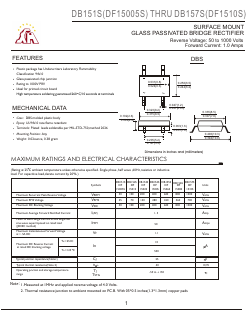 DB156S Datasheet PDF Gaomi Xinghe Electronics Co., Ltd.