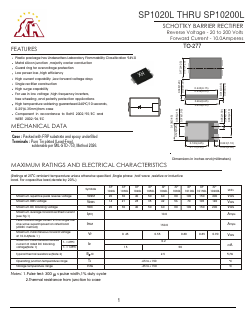 SP1050L Datasheet PDF Gaomi Xinghe Electronics Co., Ltd.