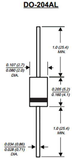 1N4933 Datasheet PDF General Semiconductor