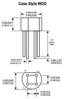 W10G Datasheet PDF General Semiconductor