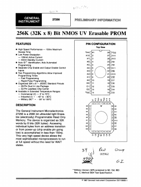 27256-17KA Datasheet PDF General Semiconductor