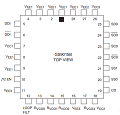 GS90015BCPJE3 Datasheet PDF Gennum -> Semtech