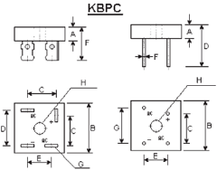 KBPC15005 Datasheet PDF GOOD-ARK1
