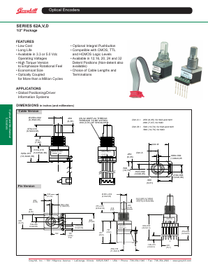 62V01-02-P Datasheet PDF Grayhill Inc