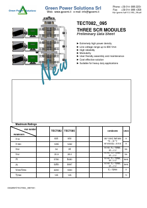 TECT082 Datasheet PDF Green Power Semiconductors
