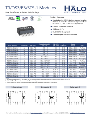 TG57-0406N1RL Datasheet PDF HALO Electronics, Inc.