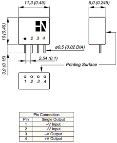 SIM1-2405-SIL4 Datasheet PDF HN Electronic Components
