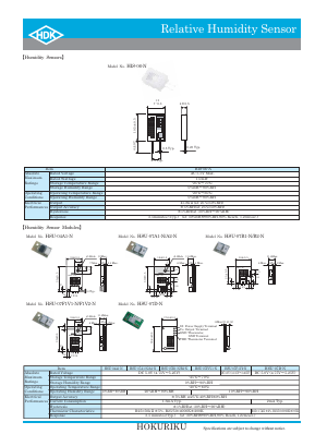 HSU-07A2-N Datasheet PDF HOKURIKU ELECTRIC INDUSTRY CO.,LTD