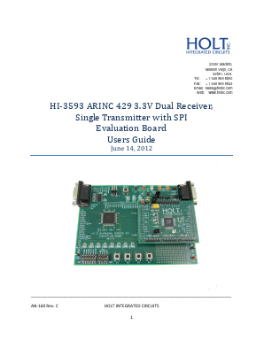 AN-160 Datasheet PDF Holt Integrated Circuits