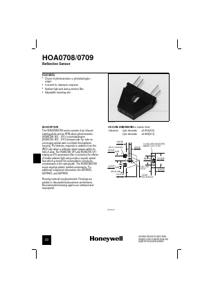 HOA0708-001 Datasheet PDF Honeywell Accelerometers