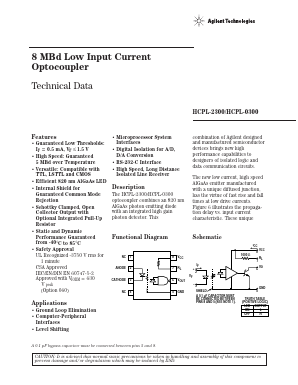HCPL-0300 Datasheet PDF HP => Agilent Technologies