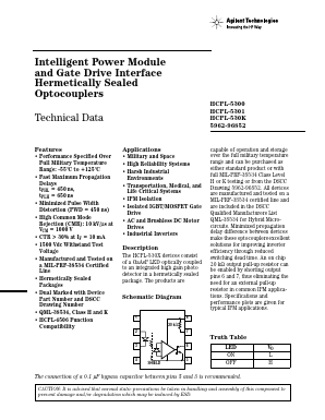 5962-96852 Datasheet PDF HP => Agilent Technologies
