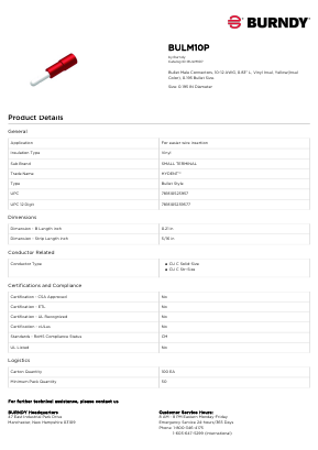 BULM10P Datasheet PDF Hubbell Incorporated.