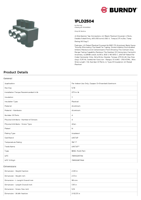 1PLD2504 Datasheet PDF Hubbell Incorporated.