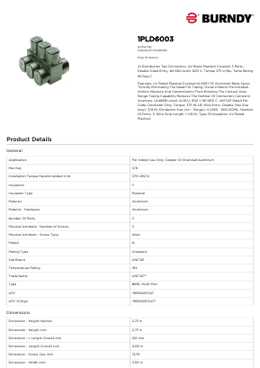 1PLD6003 Datasheet PDF Hubbell Incorporated.