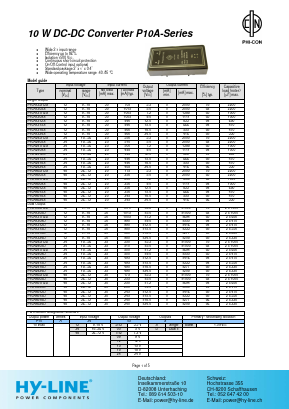 P10A4824D Datasheet PDF HY-LINE Power Components