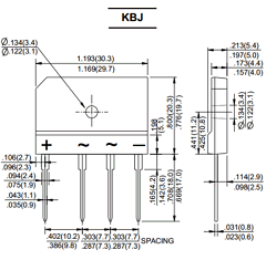 KBJ601 Datasheet PDF HY ELECTRONIC CORP.