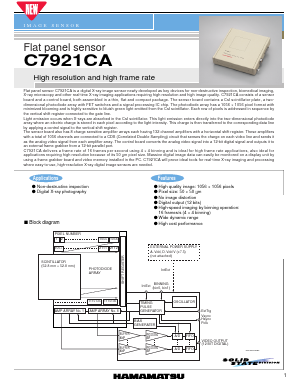 C7921CA Datasheet PDF Hamamatsu Photonics