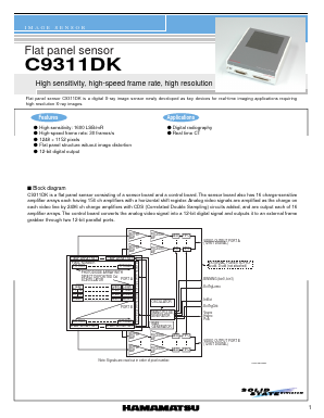 C9311DK Datasheet PDF Hamamatsu Photonics
