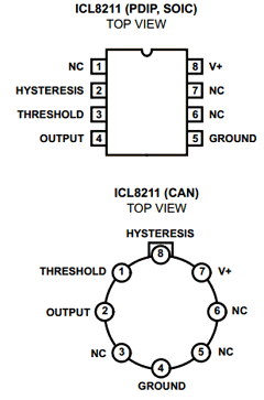 ICL8212CTY Datasheet PDF Harris Semiconductor