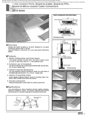 685-0007-9-05 Datasheet PDF HIROSE ELECTRIC