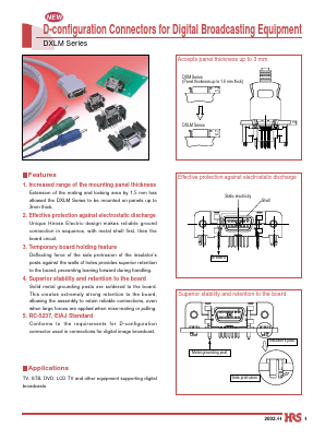 DX10LM-14P-300CV Datasheet PDF HIROSE ELECTRIC