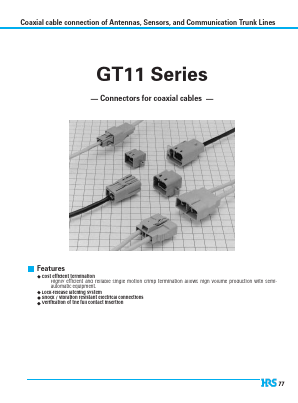 GT11-2P-5.2C Datasheet PDF HIROSE ELECTRIC