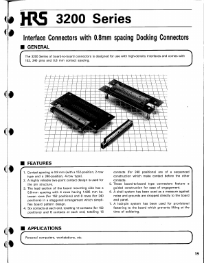 3210-152P1 Datasheet PDF HIROSE ELECTRIC