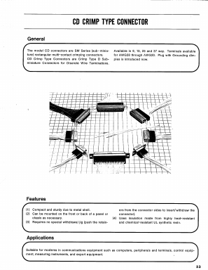 CDA-9PF Datasheet PDF HIROSE ELECTRIC