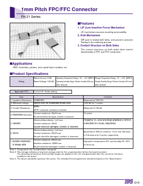 FH21-24S-1DS Datasheet PDF HIROSE ELECTRIC