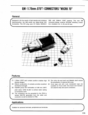 QM40-14R-CS Datasheet PDF HIROSE ELECTRIC