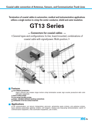 AP105-GT13 Datasheet PDF HIROSE ELECTRIC