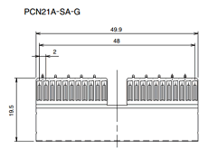 PCN21-P-CK Datasheet PDF HIROSE ELECTRIC