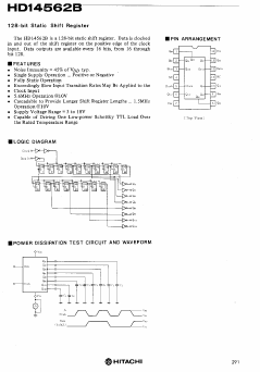 HD14562B Datasheet PDF Hitachi -> Renesas Electronics