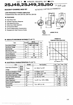 2SJ50 Datasheet PDF Hitachi -> Renesas Electronics