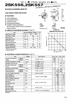 2SK556 Datasheet PDF Hitachi -> Renesas Electronics