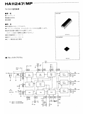 HA11247 Datasheet PDF Hitachi -> Renesas Electronics