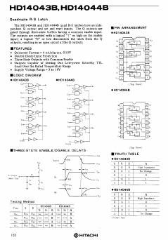 HD14043 Datasheet PDF Hitachi -> Renesas Electronics