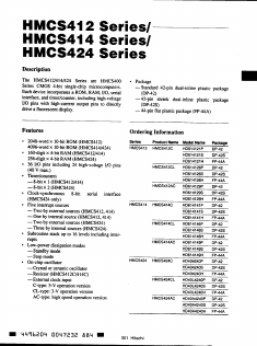 HD404240H Datasheet PDF Hitachi -> Renesas Electronics
