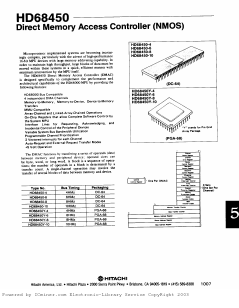 HD68450-8 Datasheet PDF Hitachi -> Renesas Electronics