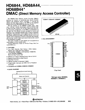 HD68B44P Datasheet PDF Hitachi -> Renesas Electronics