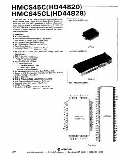 HMCS45CL Datasheet PDF Hitachi -> Renesas Electronics