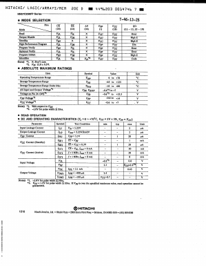 HN27C256FP-25T Datasheet PDF Hitachi -> Renesas Electronics