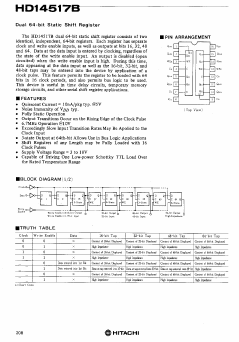 HD14517 Datasheet PDF Hitachi -> Renesas Electronics