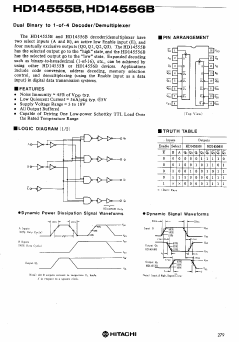 HD14556 Datasheet PDF Hitachi -> Renesas Electronics