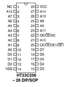 HT23C256 Datasheet PDF Holtek Semiconductor