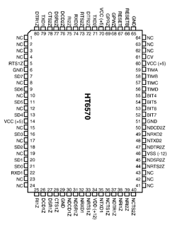 HT6570 Datasheet PDF Holtek Semiconductor