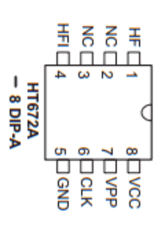 HT672A Datasheet PDF Holtek Semiconductor