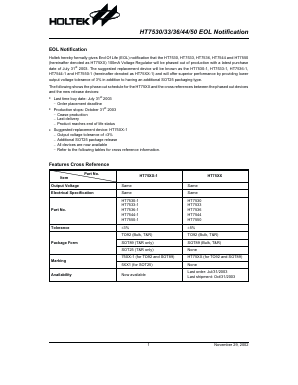 HT7544 Datasheet PDF Holtek Semiconductor